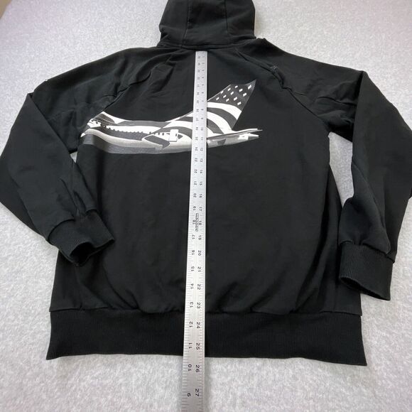 Paper Planes Streetwear Greatness is a Process Hoodie Small Black Sweatshirt - Picture 4 of 13